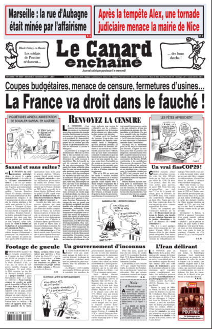 Le Canard Enchaîné du 17 Mai 2023